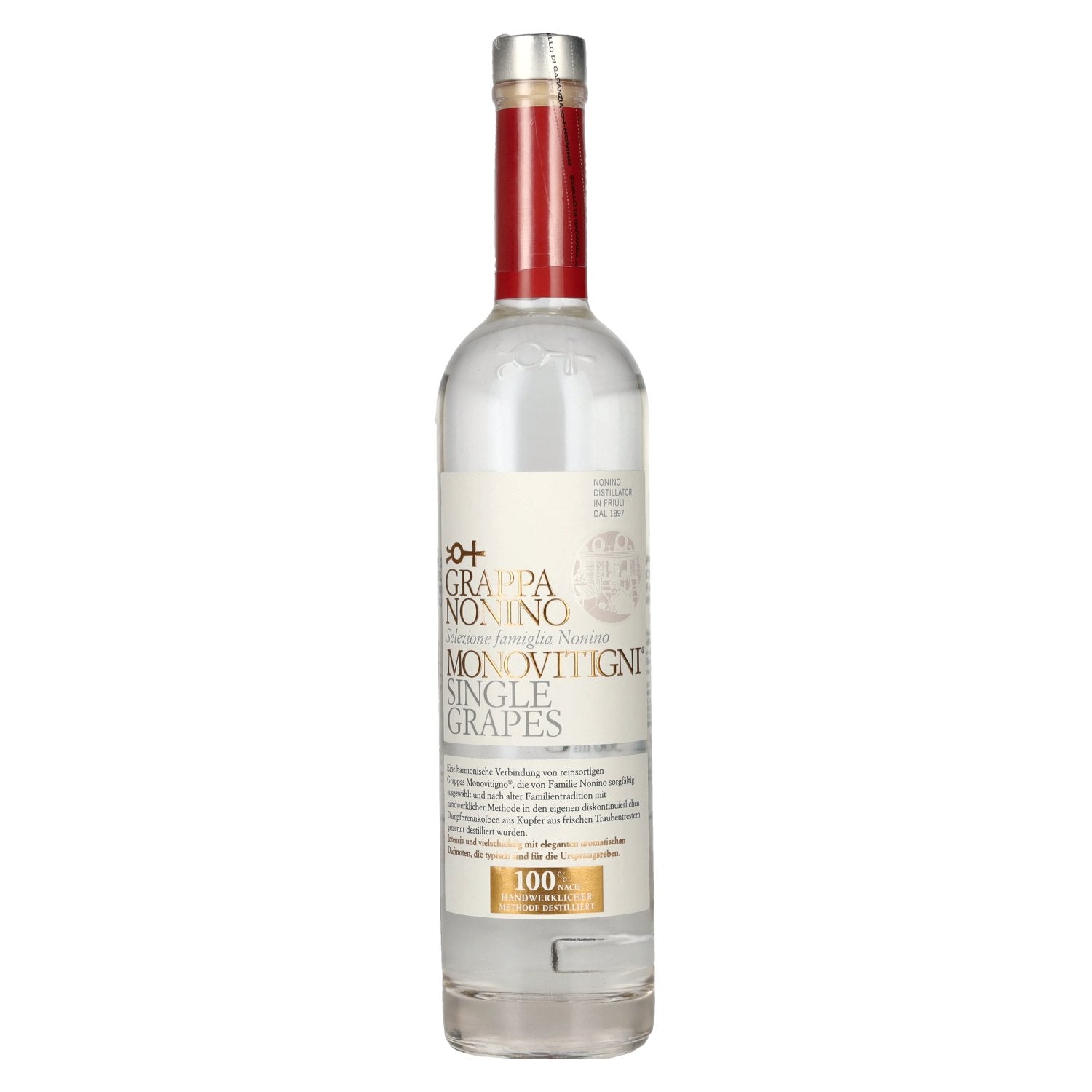 Nonino Grappa Monovitigni Single Grapes 40% ABV 0.5l
