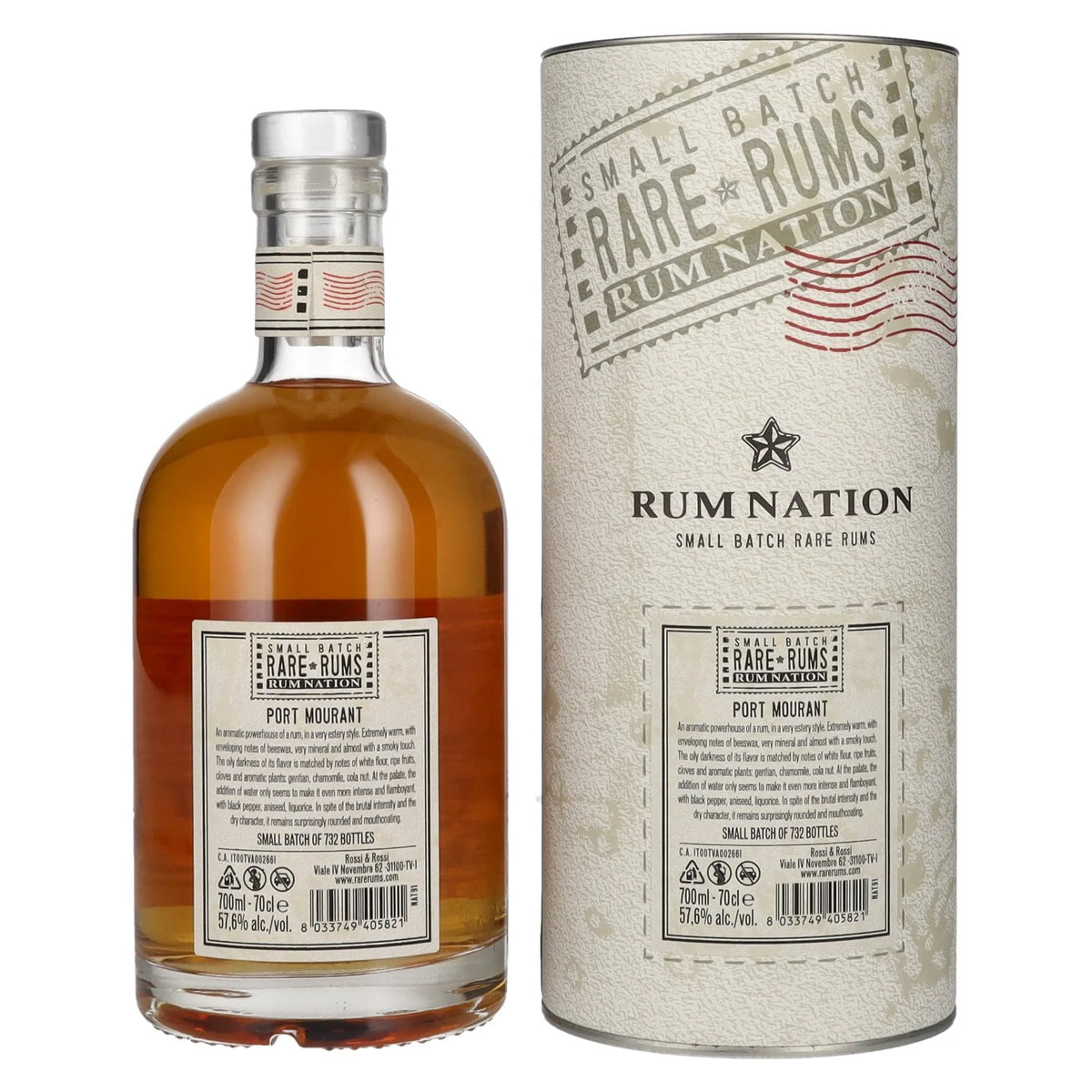 Rum Nation Rare Rum Port Mourant 2001/2019 57,6% Vol. 0,7l in Geschenkbox