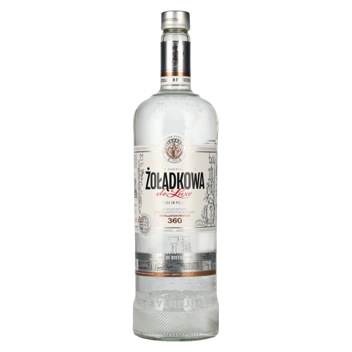 Zoladkowa de Luxe Vodka 37.5% vol. 1 litre
