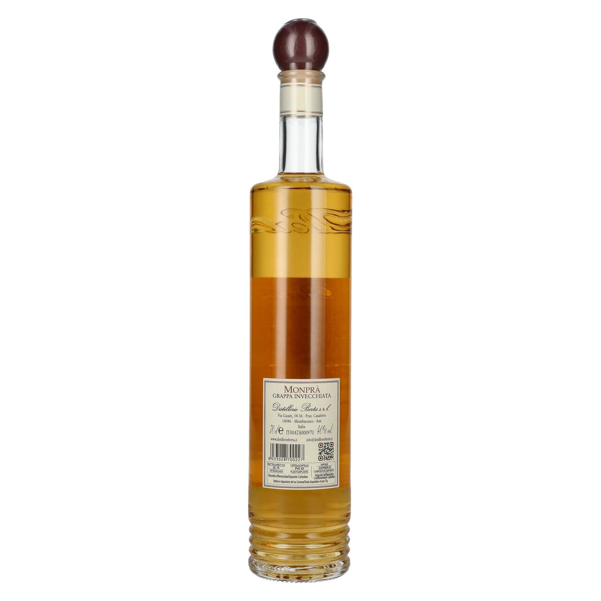 Berta Grappa Invecchiata Monprà 40% Vol. 0,7l