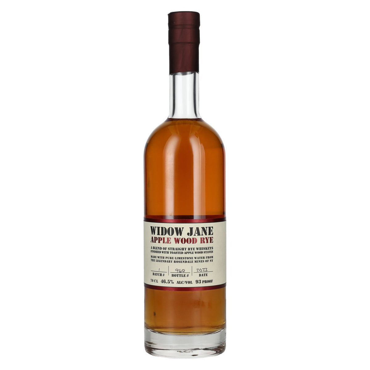 Widow Jane Rye Apple Wood Aged 46,5 % vol. 0,7 l