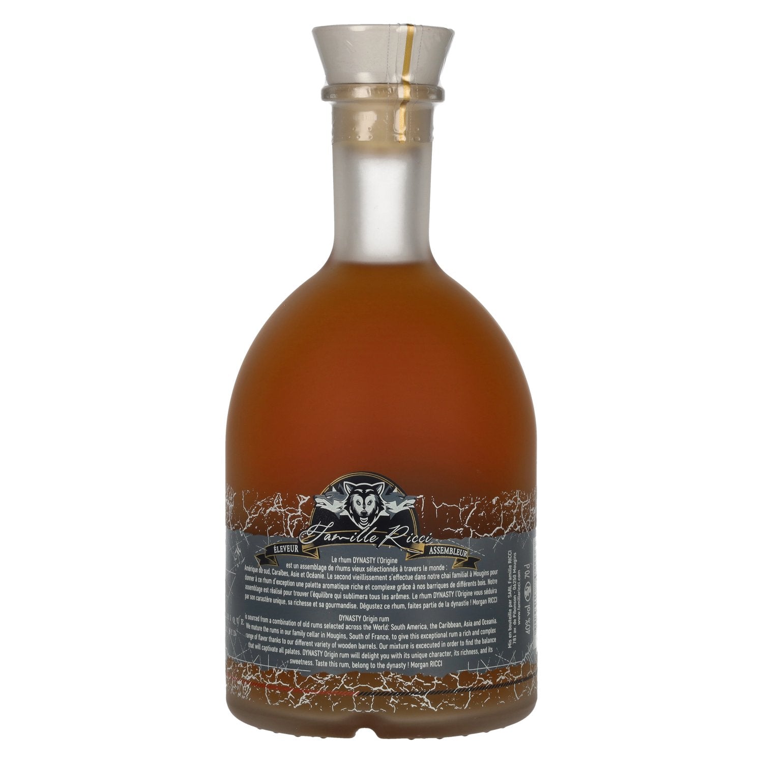 Famille Ricci DYNASTY Rhum Vieux 40 % vol. 0,7 l