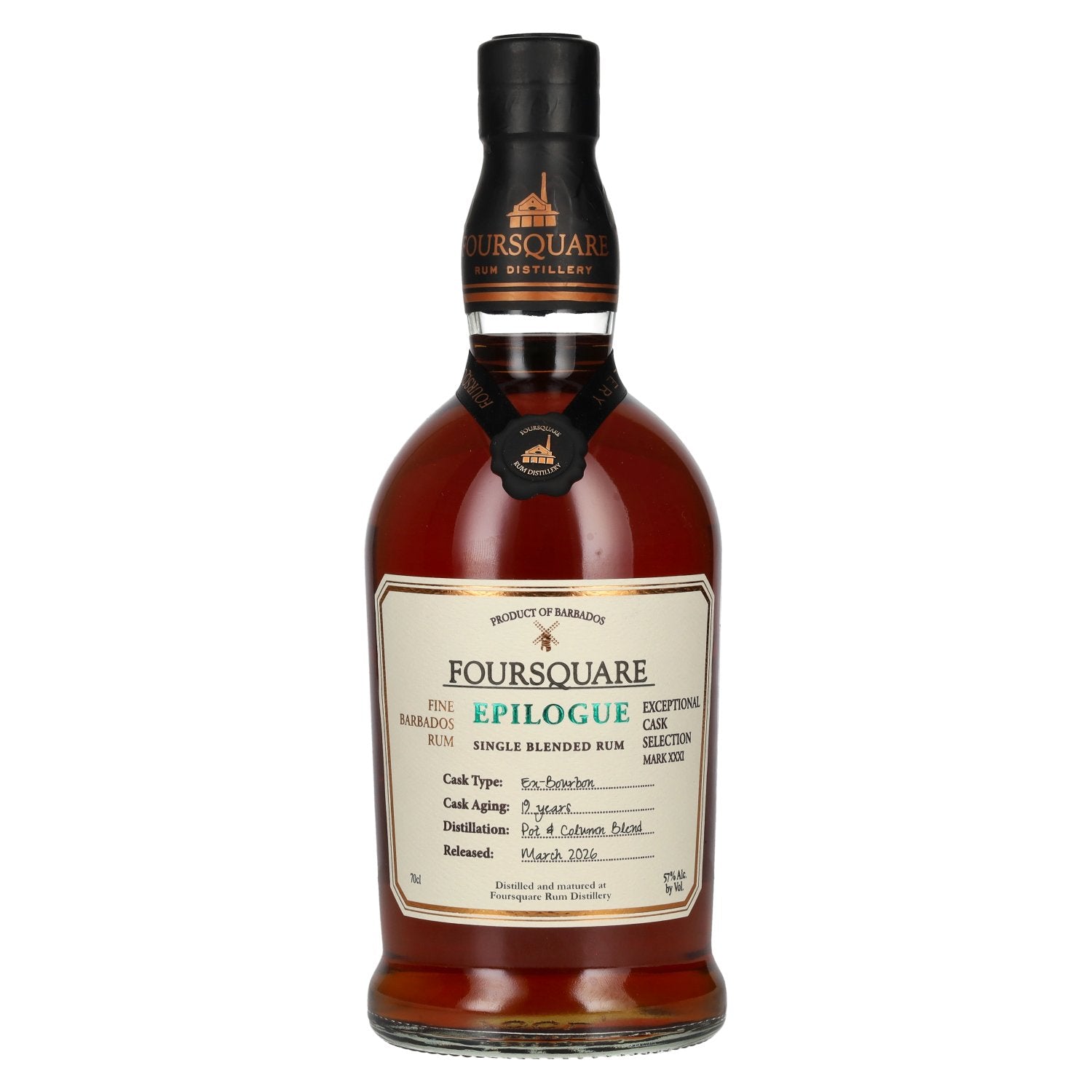 Foursquare 19 Years Old Exceptional Cask SELECTION MARK XXXI EPILOGUE 2026 57% ABV 0.7l