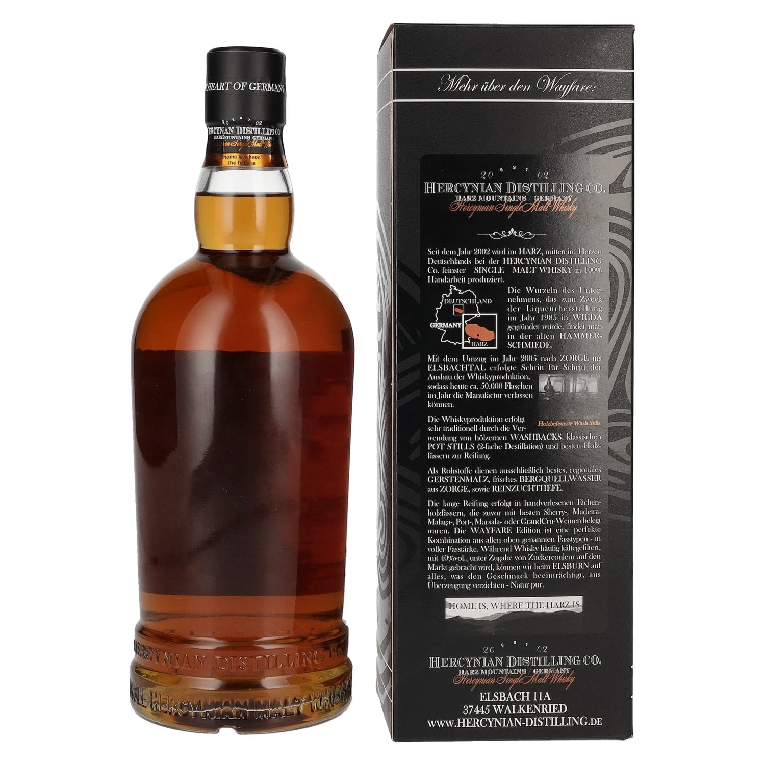 Elsburn WAYFARE The Cask Strength Batch No. 003 2023 58,2% Vol. 0,7l en boîte cadeau