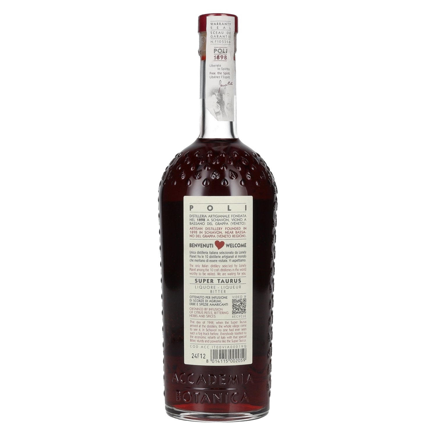 Poli Super Taurus Bitter Veneto 25% Vol. 0,7l