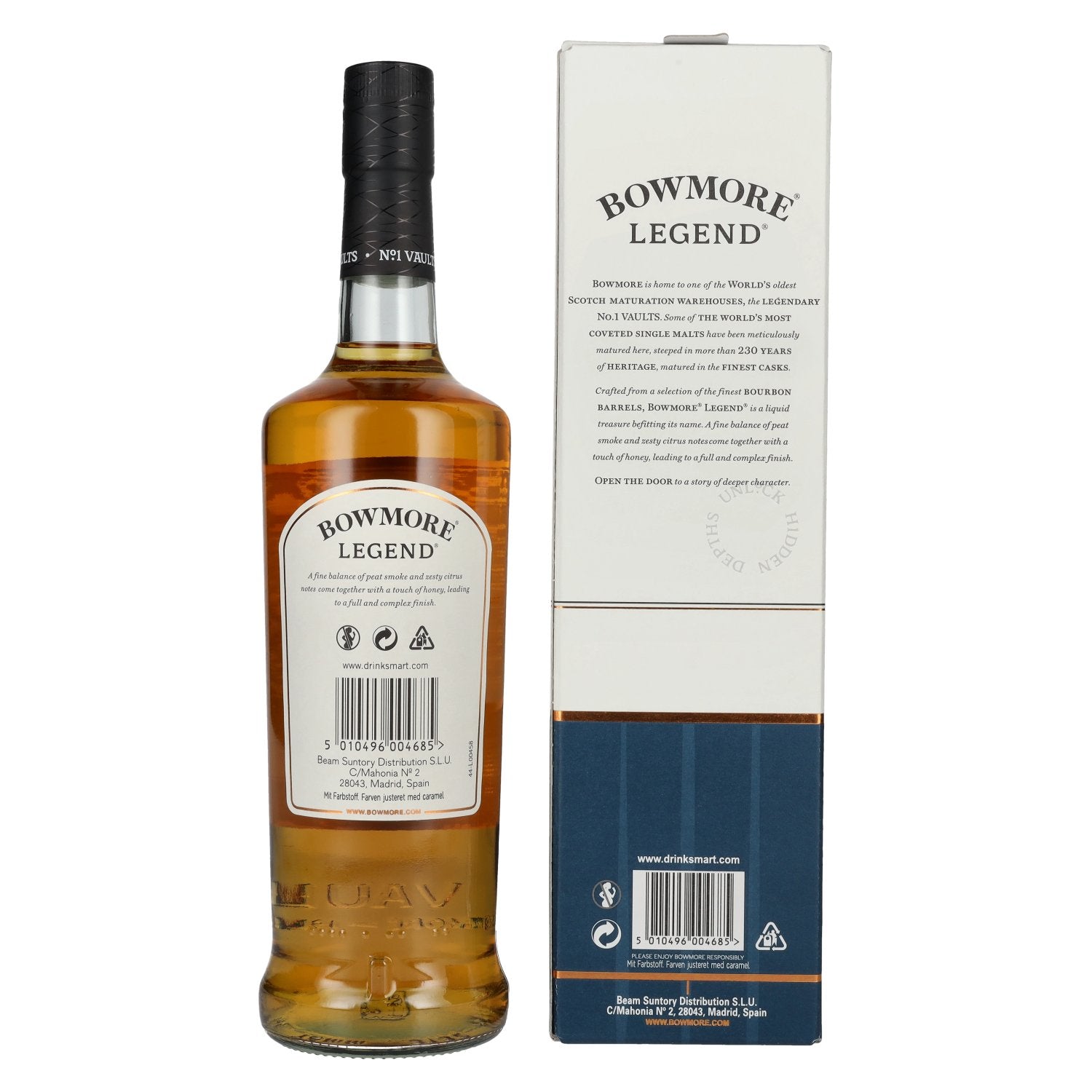 Bowmore LEGEND Islay Single Malt 40% Vol. 0,7l in Geschenkbox