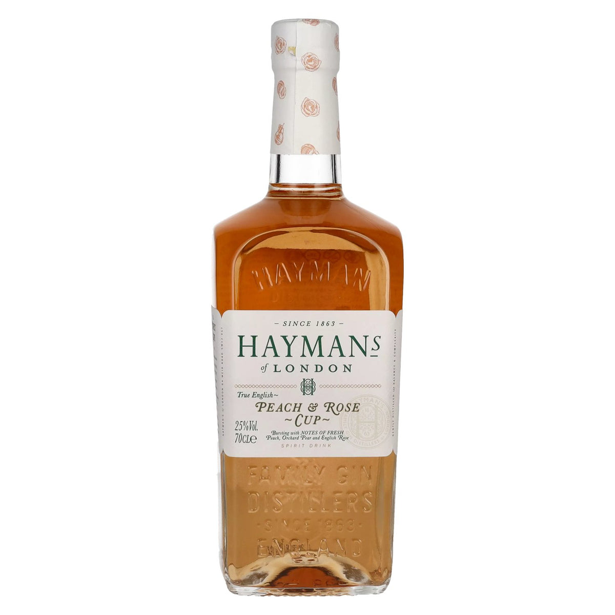 Hayman's of London PEACH &amp; ROSE CUP 25% vol. 0,7l