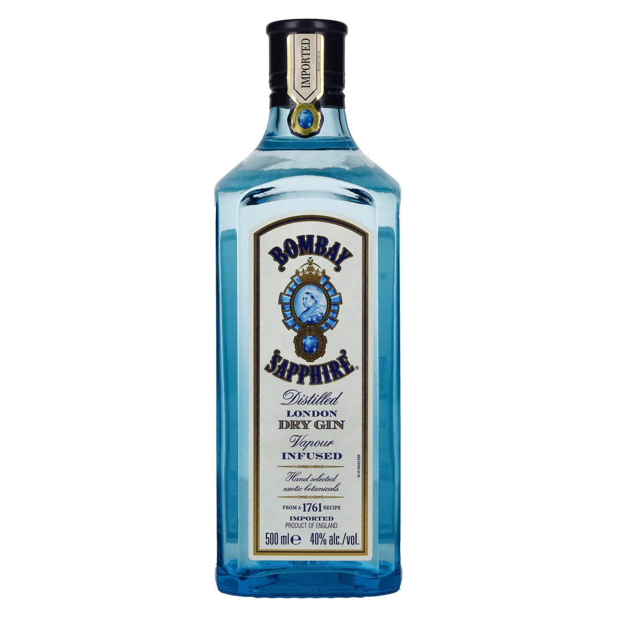 Bombay SAPPHIRE London Dry Gin 40 % vol. 0,5 l