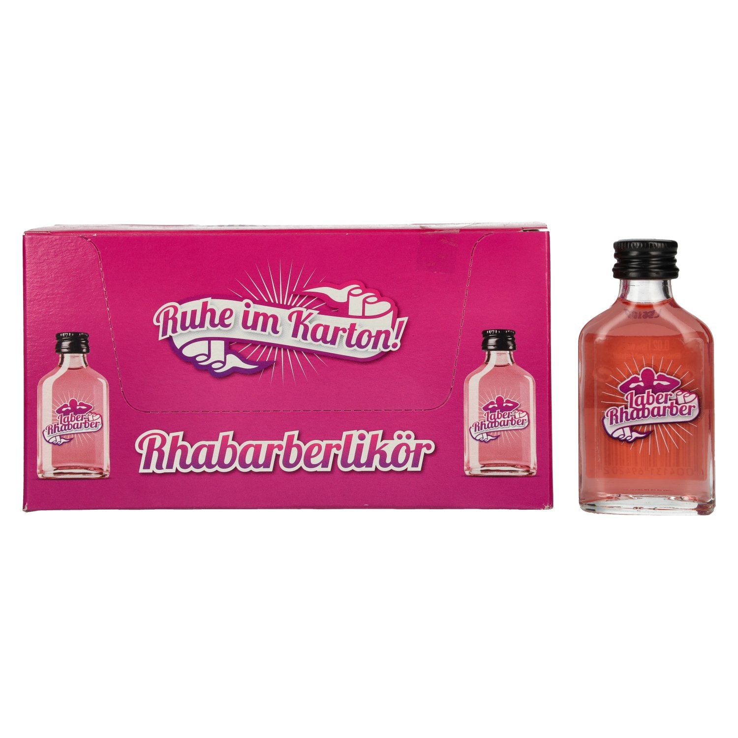 Laber Rhabarber Liqueur de rhubarbe 15 % vol. 20 x 0,02 l