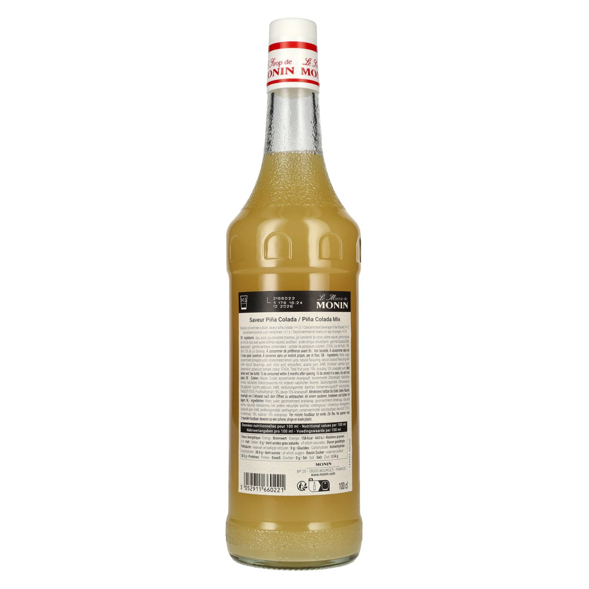 Le Mixeur de Monin PIÑA COLADA MIX Cocktail Mixers 1l
