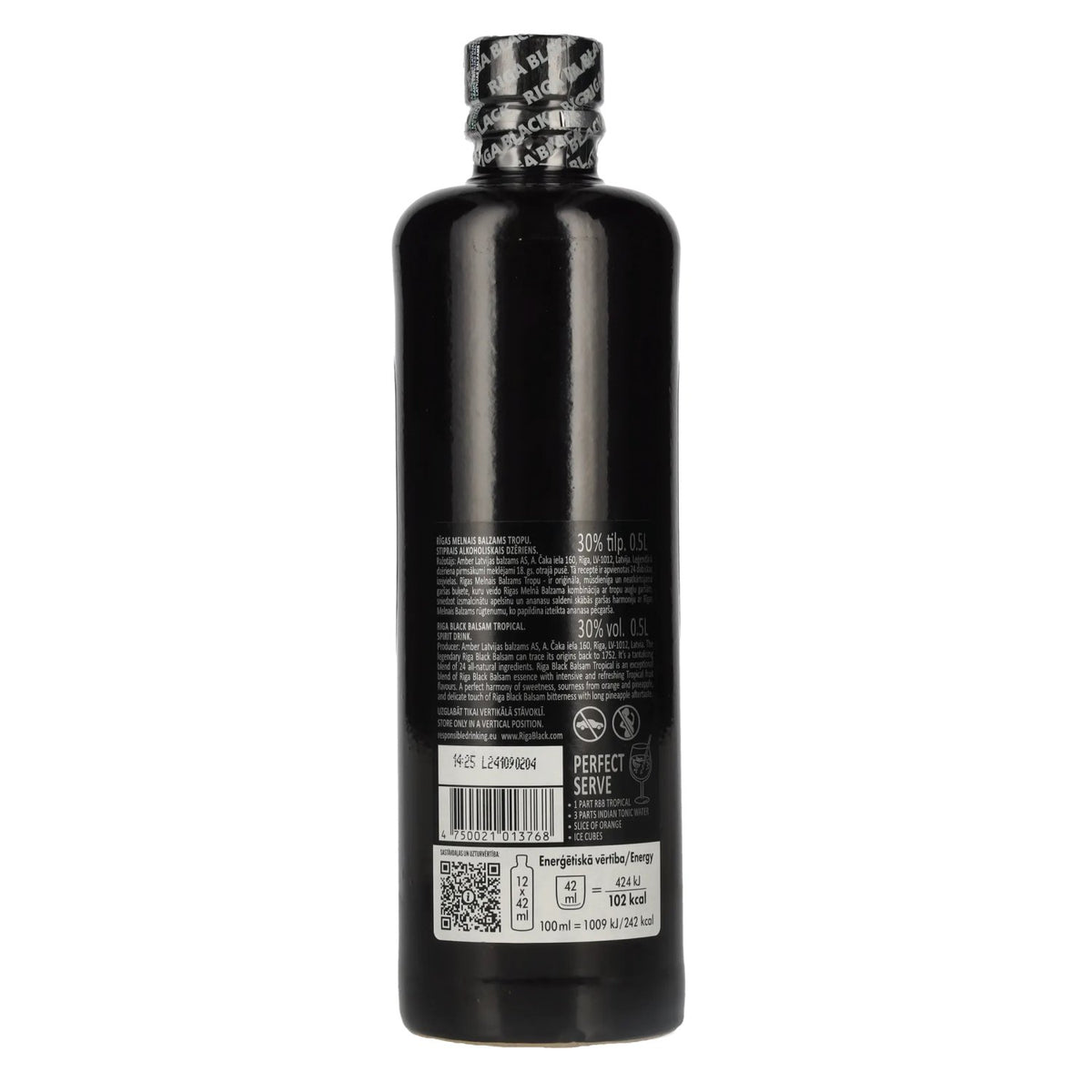Riga Black Balsam 1752 Original Recipe TROPICAL 30% Vol. 0,5l