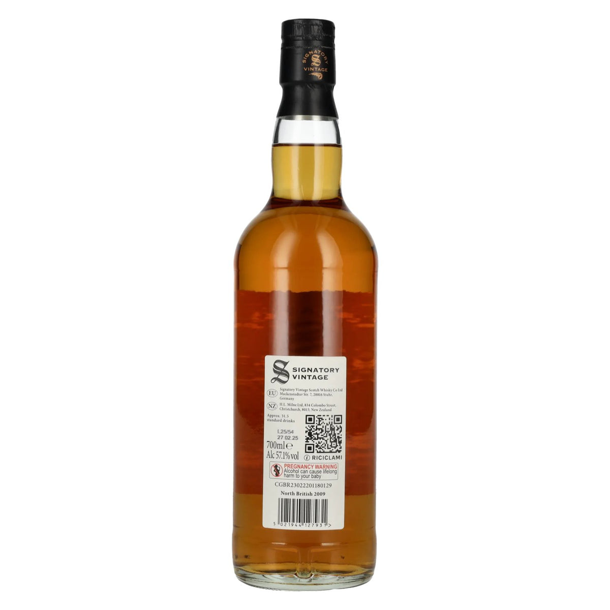 Signatory Vintage 100 Proof Edition NORTH BRITISH 15 Years Old Single Grain #2 2009 57,1% Vol. 0,7l