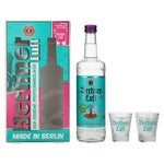 Berliner Luft LA FRAÎCHEUR Liqueur de menthe 18% vol. 0,7l en coffret cadeau avec 2 verres