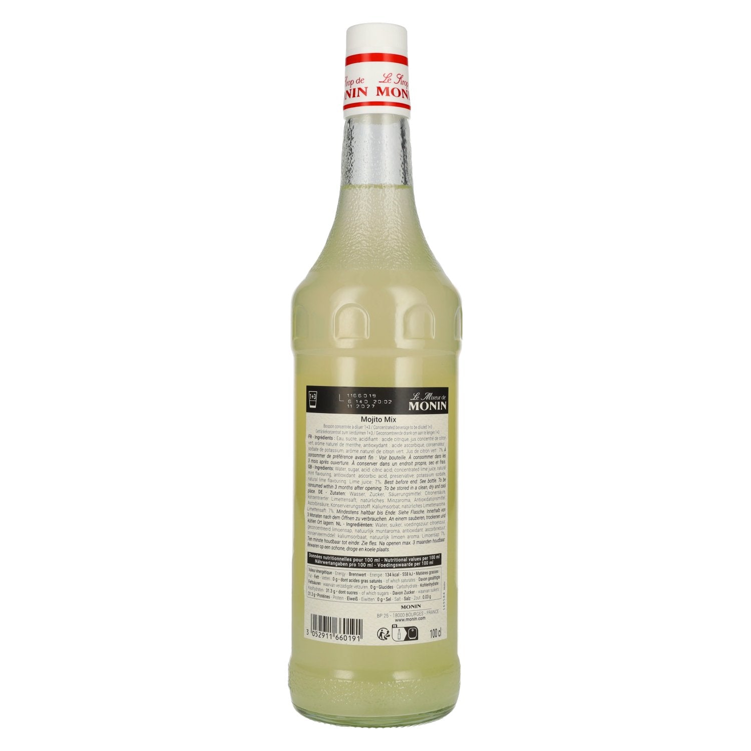Le Mixeur de Monin MOJITO MIX, mixeur à cocktails, 1 l