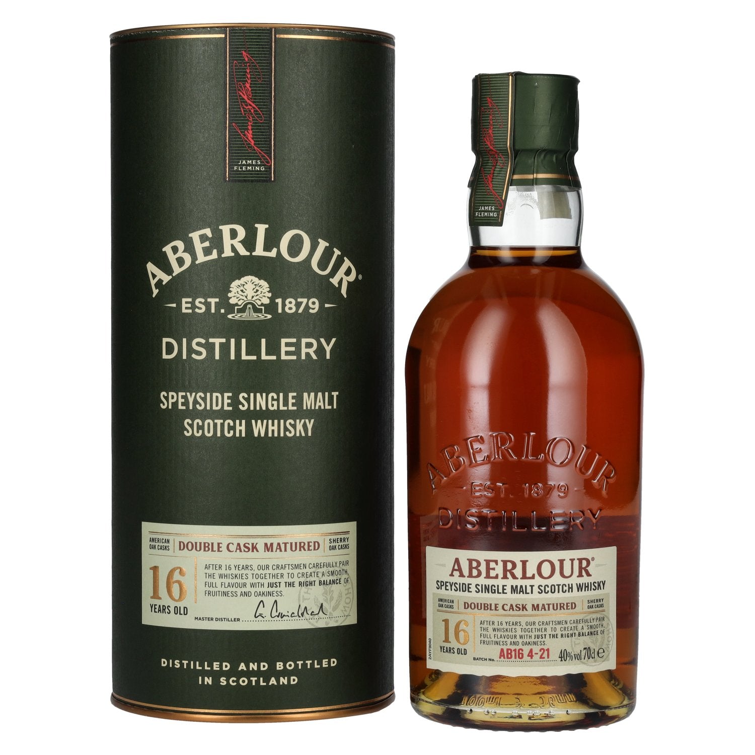 Aberlour 16 Years Old DOUBLE CASK MATURED 40% vol. 0,7l en boîte cadeau