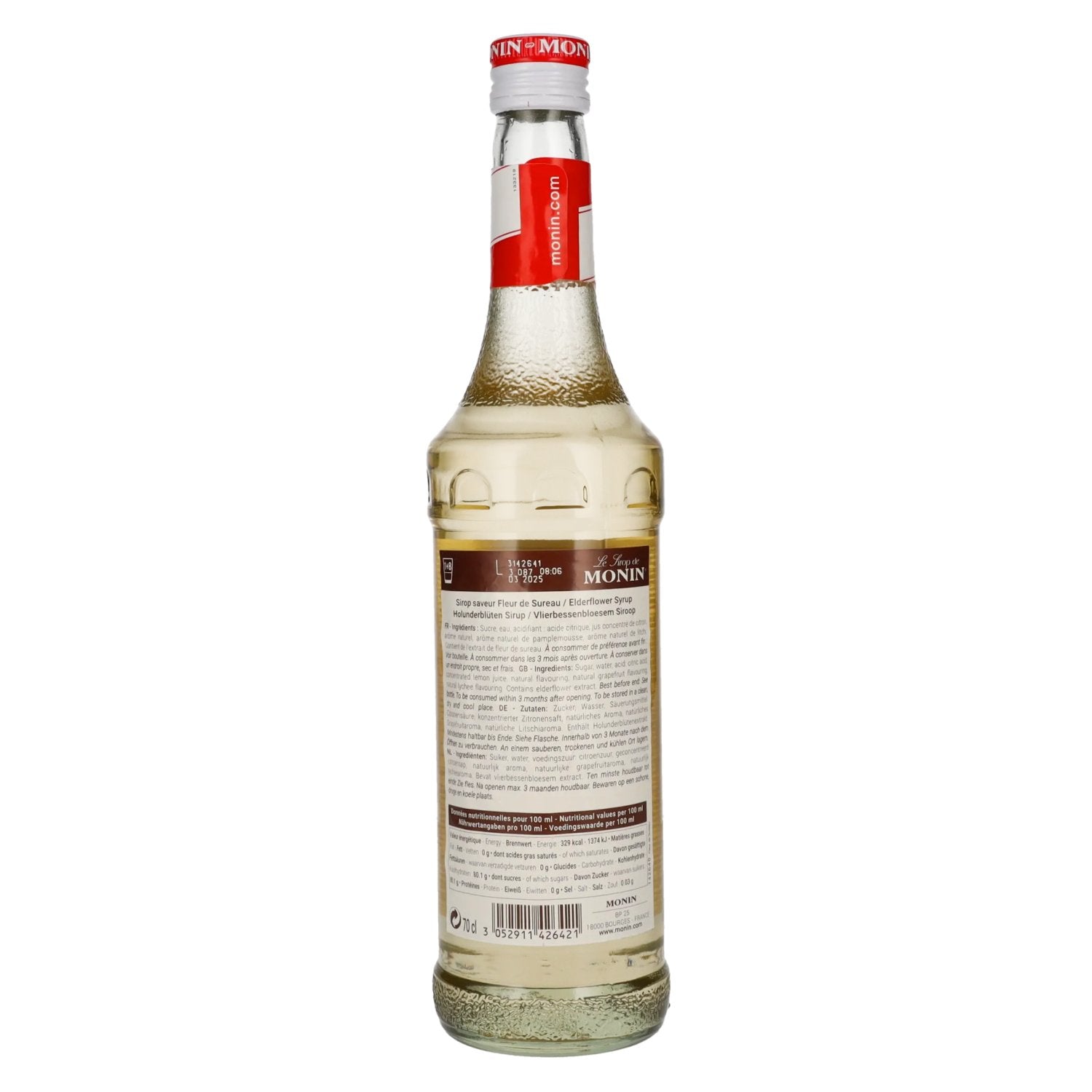 Le Sirop de Monin HOLUNDERBLÜTE 0,7l