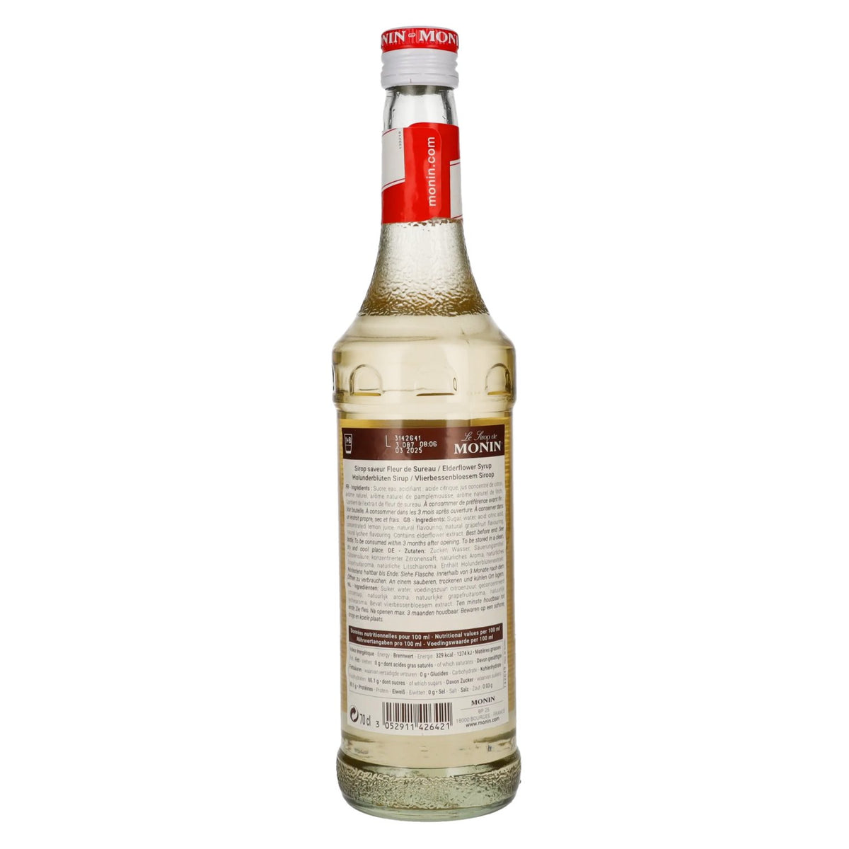 Le Sirop de Monin FLEURS DE TOLERE 0,7l