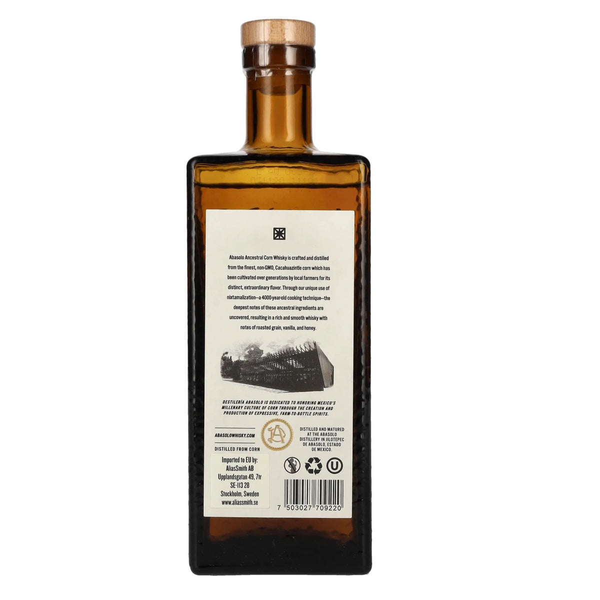Abasolo el Whisky de México Corn Whisky 43% Vol. 0,7l