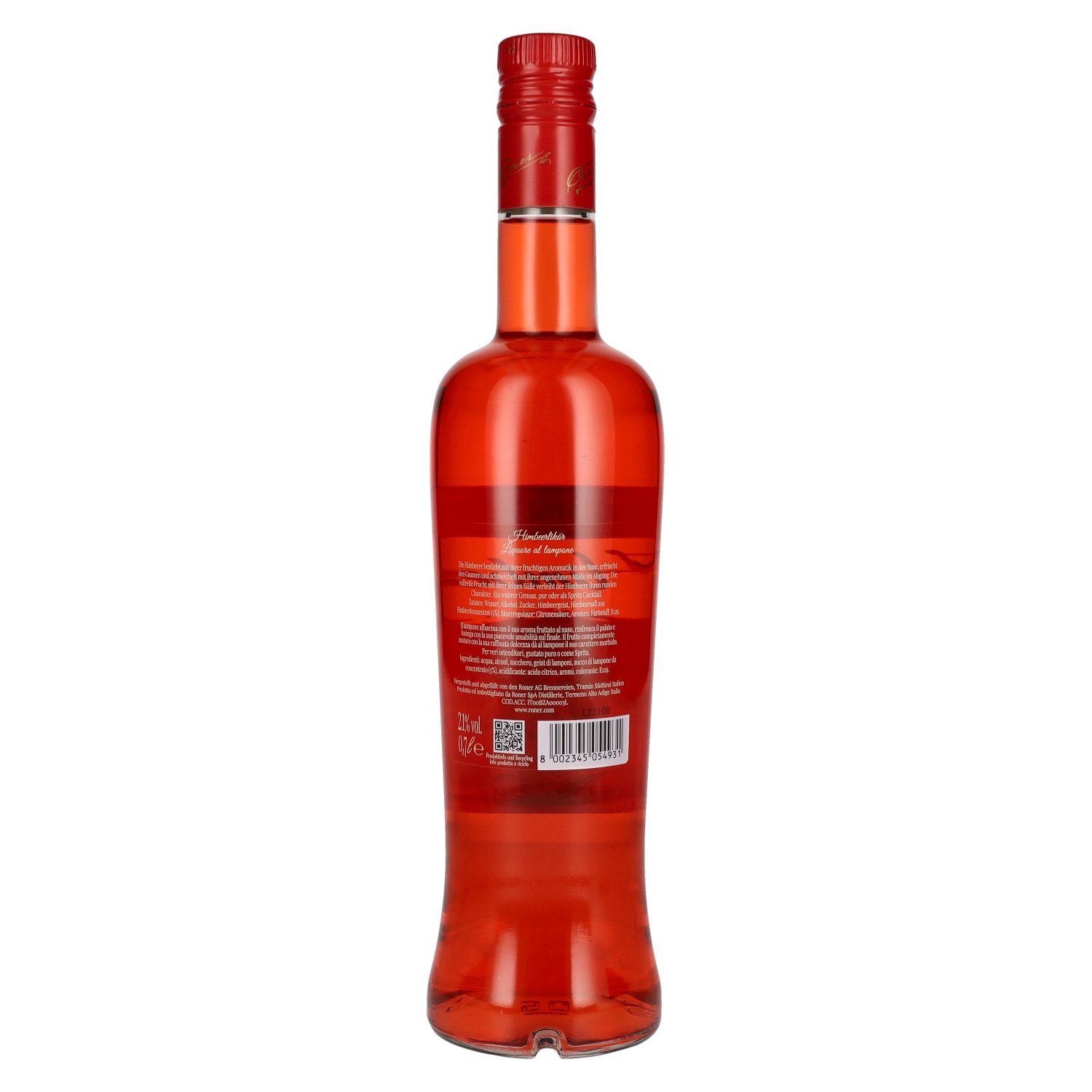 Roner Himbeerlikör 21% Vol. 0,7l