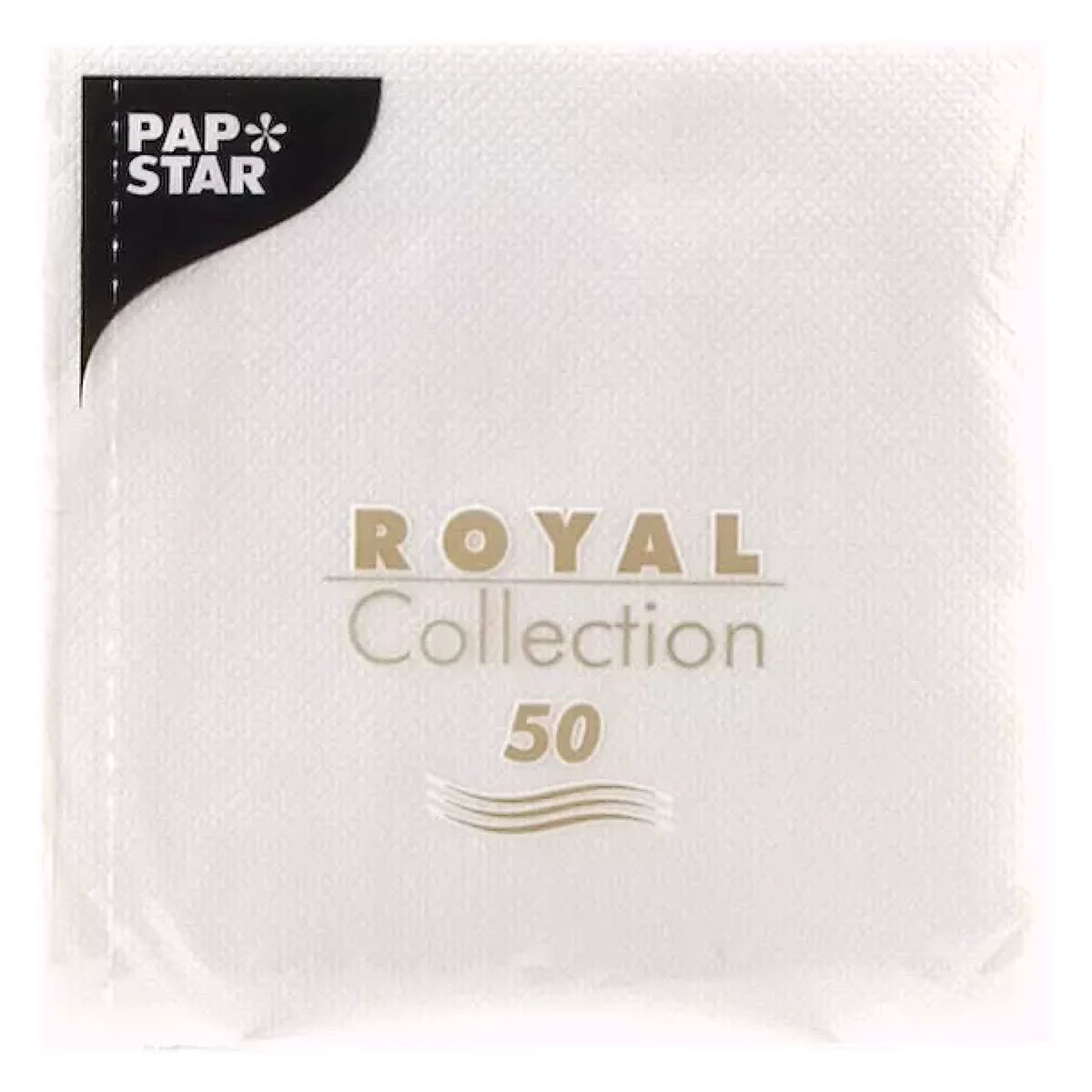 White cocktail napkins, 25 x 25 cm, 50 pieces