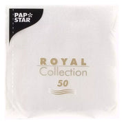White cocktail napkins, 25 x 25 cm, 50 pieces