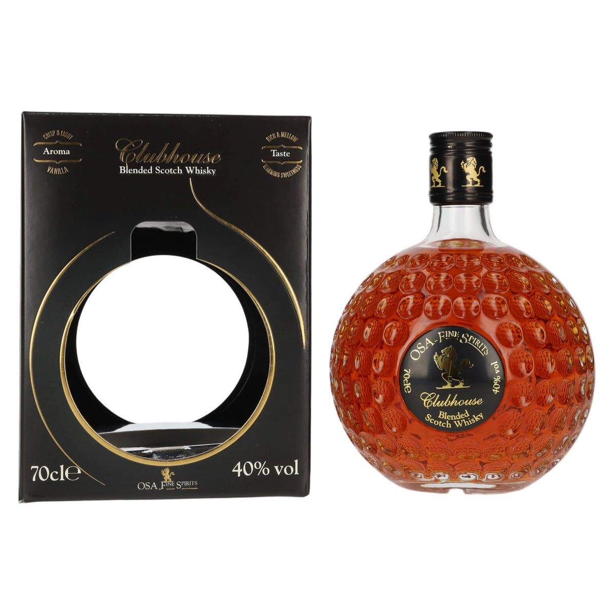 OSA Fine Spirits CLUBHOUSE Blended Scotch Whisky 40% vol. 0.7 l in a gift box