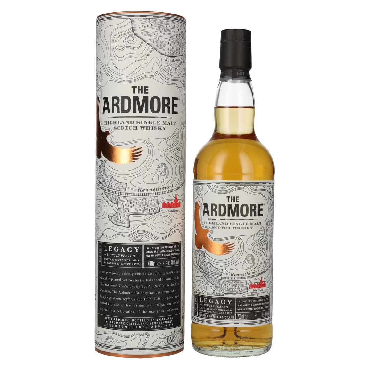 The Ardmore LEGACY Highland Single Malt 40% Vol. 0,7l en coffret cadeau
