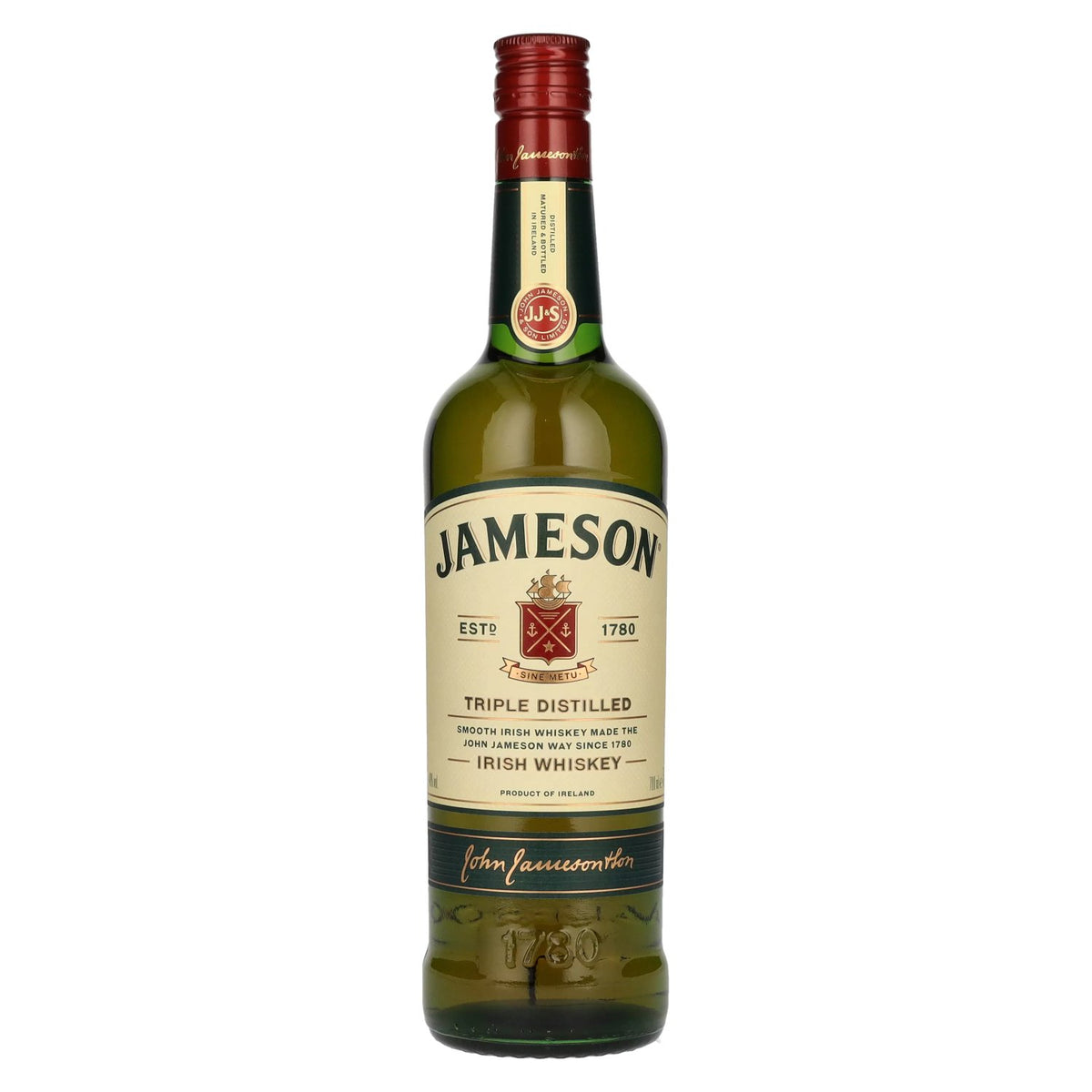 Jameson Whiskey irlandais triple distillé 40% vol. 0,7l