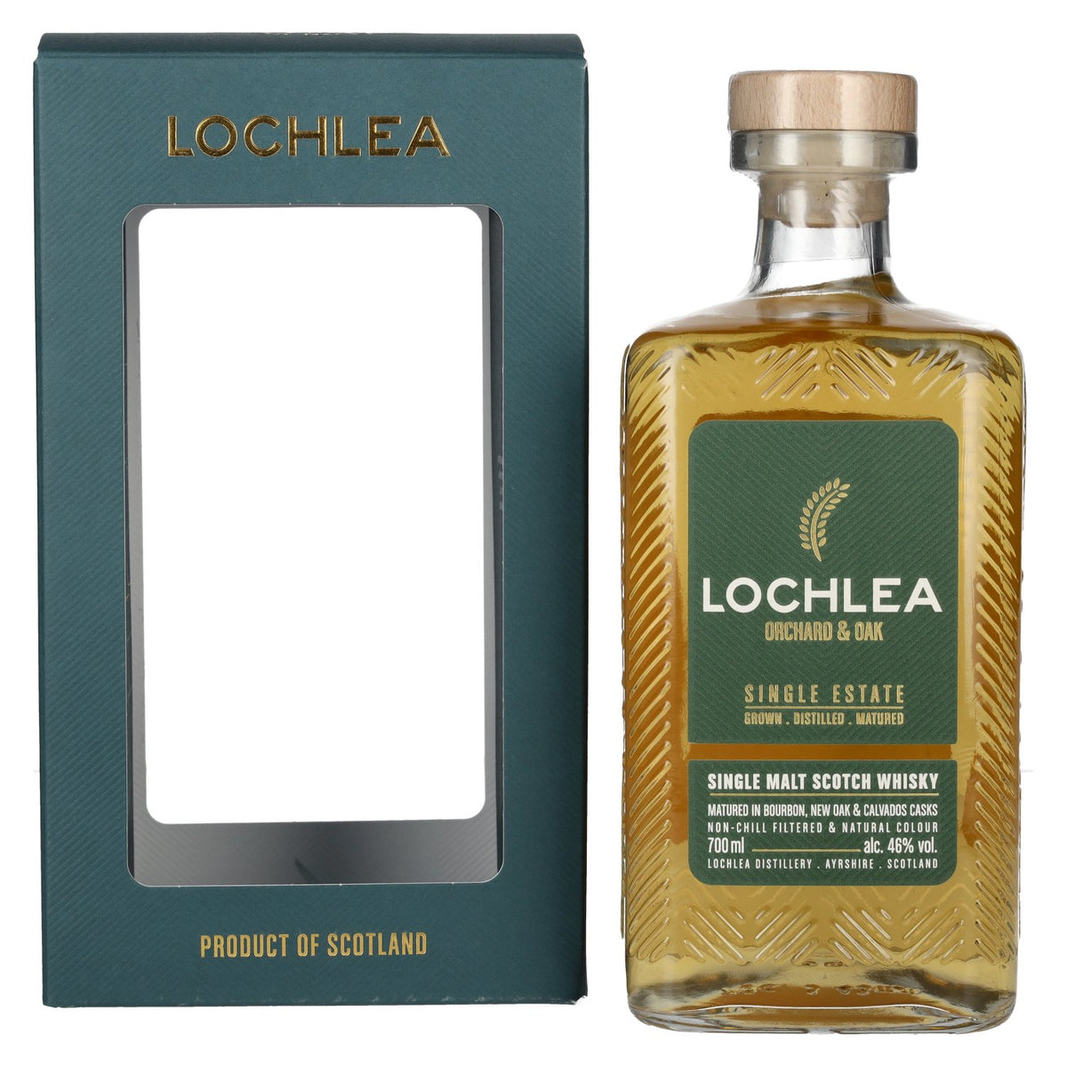 Lochlea ORCHARD &amp; OAK Single Estate Single Malt Scotch Whisky 46% Vol. 0,7l in gift box