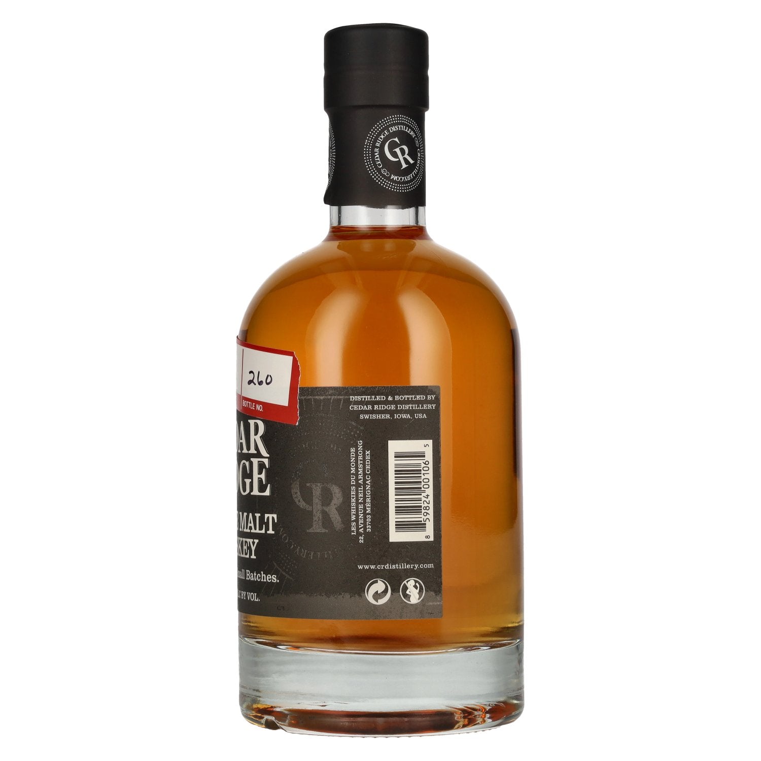 Cedar Ridge SINGLE MALT WHISKEY 40% vol. 0,7l