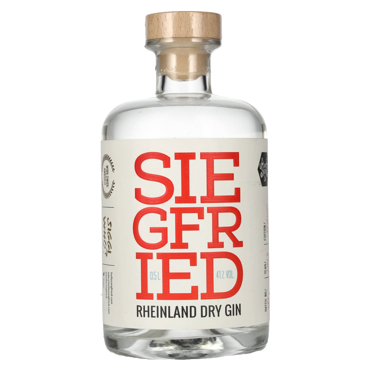 Siegfried Rheinland Dry Gin 41% vol. 0,5l