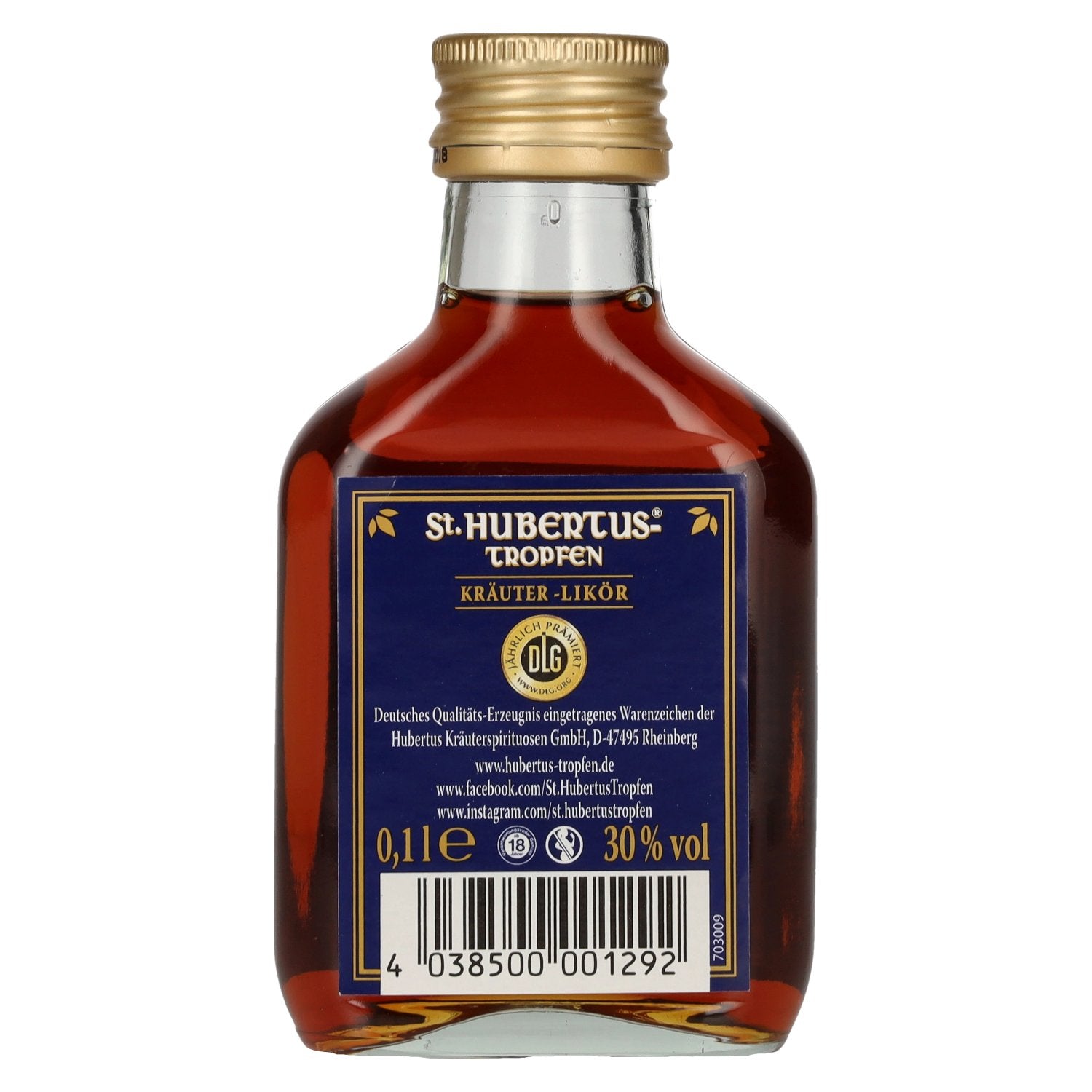 Liqueur aux herbes St. Hubertus, 30 % vol., 12 x 0,1 l