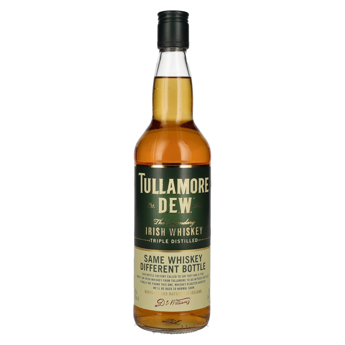 Tullamore D.E.W. Irish Whiskey ROUND 40% vol. 0,7l