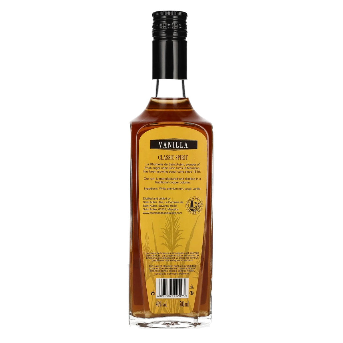 Saint Aubin VANILLA Classic Spirit 40% Vol. 0,7l