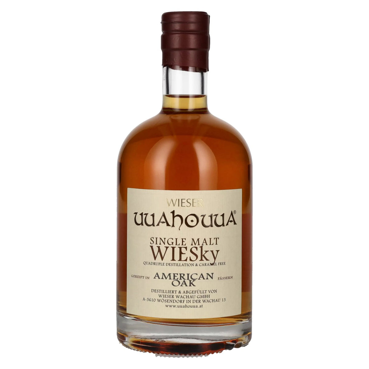 Wieser Single Malt WIESky American Oak Whisky 40% ABV 0.5l