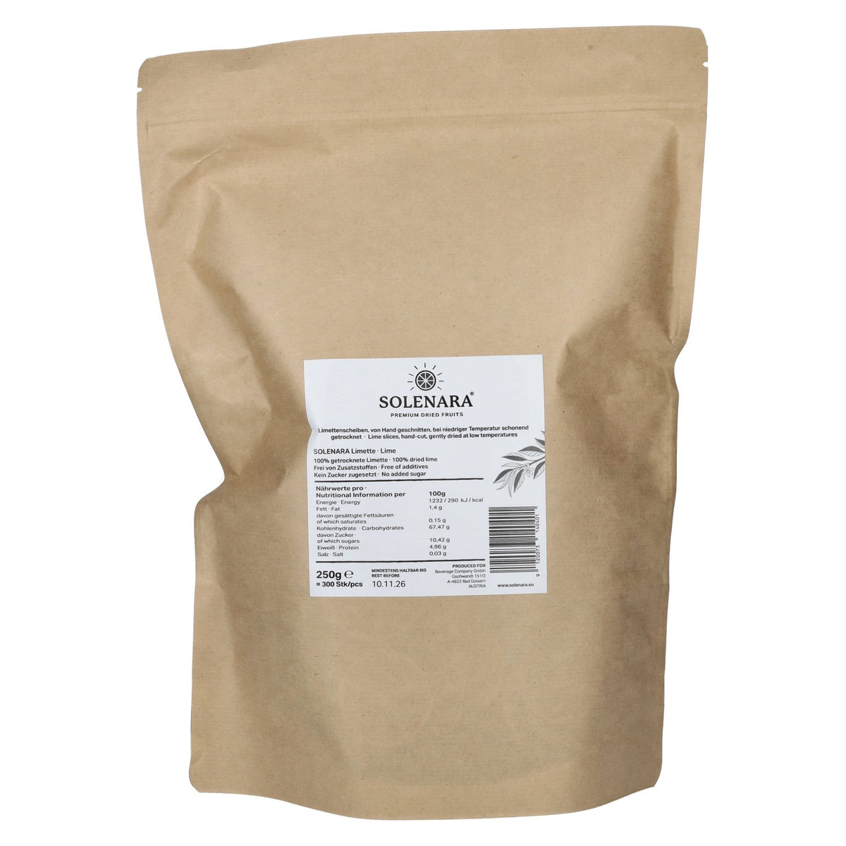 Solenara Premium Fruits Secs LIME 250 g