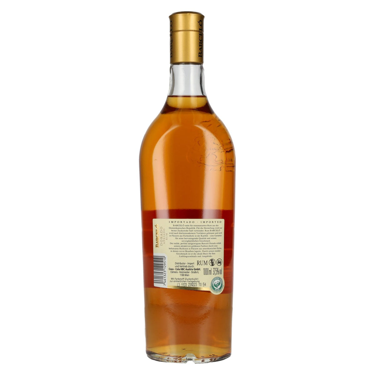 Ron Barceló DORADO Añejado Ron Dominicano 37,5% Vol. 1l