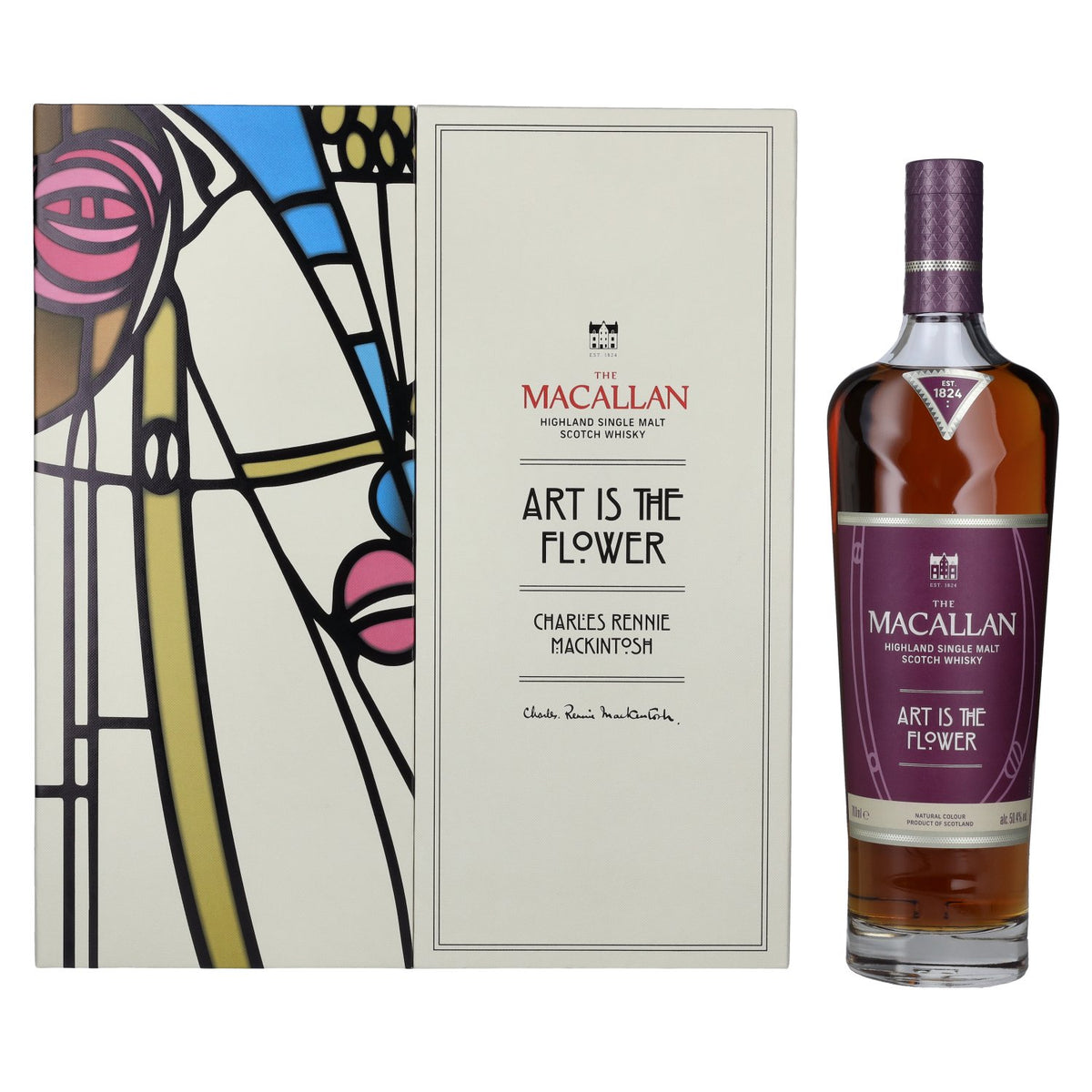 The Macallan ART IS THE FLOWER Highland Single Malt 50,4% Vol. 0,7l in gift box
