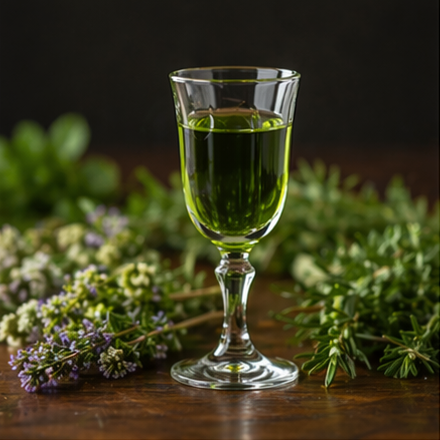 Liqueur aux herbes